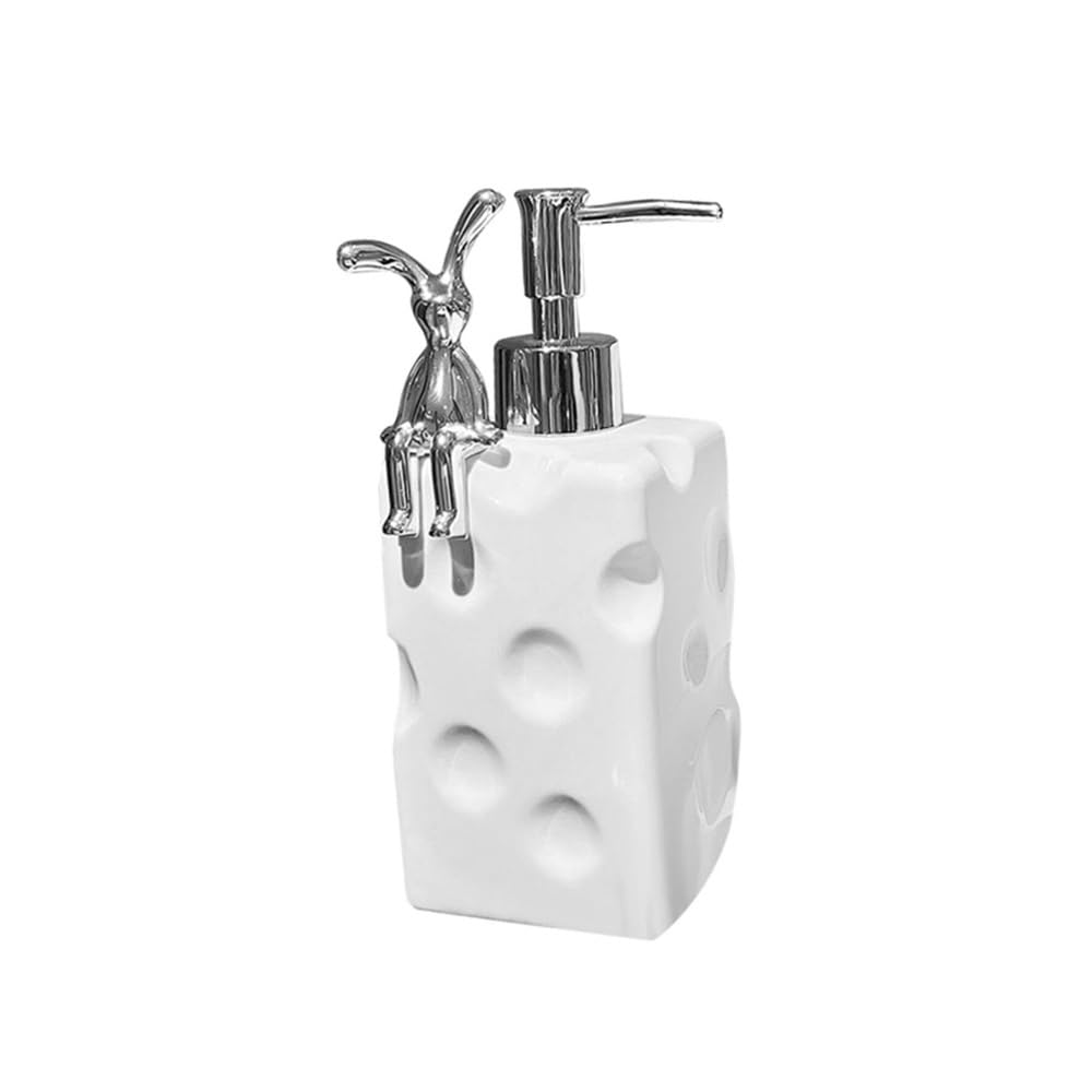 Distributeur de savon liquide étanche en céramique robuste