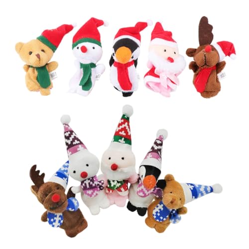 GARIOUANS 10 Stück Teiliges Niedliche Fingerpuppen aus Stoff...
