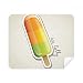 Orange Yellow Green Popsicle Sweet Ice Cleaning Cloth Screen Cleaner 2pcs Suede Fabric