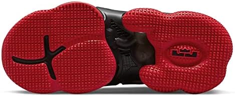 Nike Lebron XIX (Big Kid) Black/Black/University Red 6.5 Big Kid M | Image 5