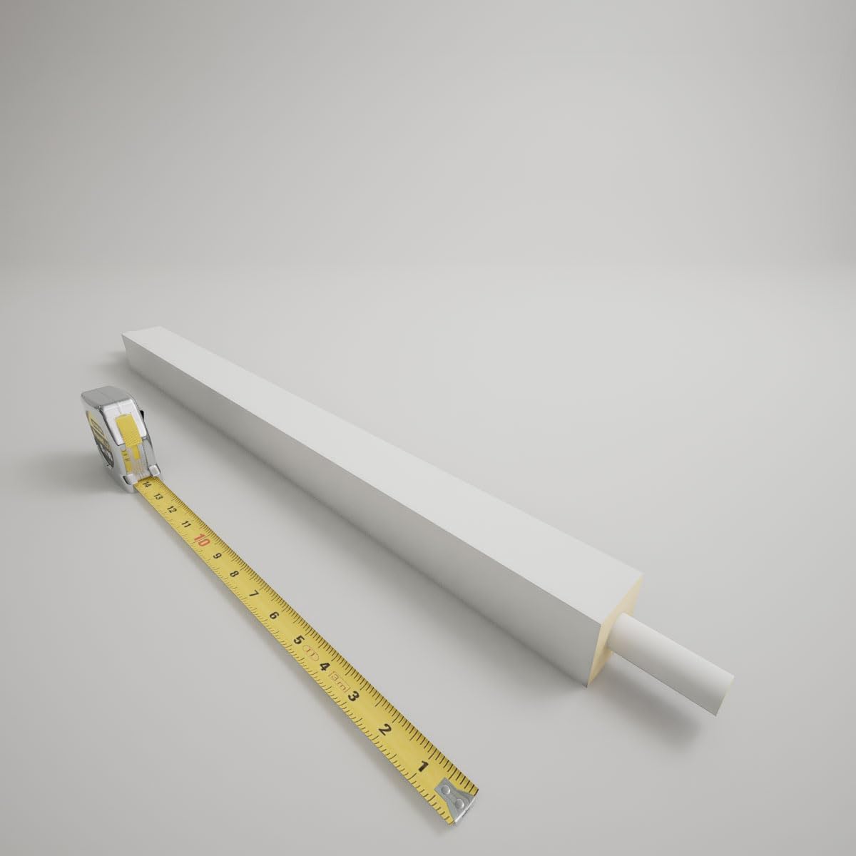 Endurathane 500 Series Square Baluster: 1 3/4"W x 24"H (5 5/8" On Center Spacing for 4" Sphere Code), Factory Primed Polyurethane