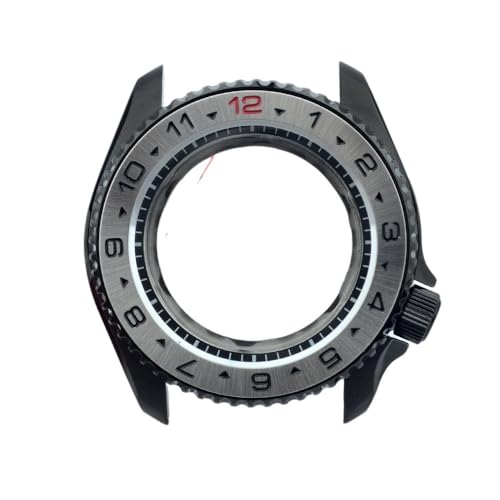 1 SKX007 P[X  NH35/NH36/4R/6R h 20Bar gݗĎvP[X 3.8ʒuP[X 28.5mm (Black-8)