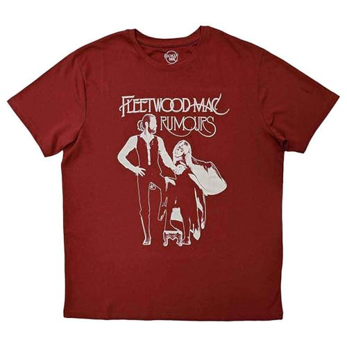 T-shirt Fleetwood Mac ample qui ne rétrécit pas au lavage rouge XXL