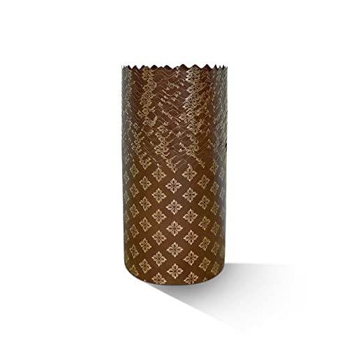 Forms For Easter Bread Paper Mold - 3.5 Oz Elegant Mini Panettone Paper Mold - Small Round Kulich Mold - Oven Freezer Safe Easter Bread Molds For Baking - Disposable Panettone Baking Cups Set Of 25 #TOP3