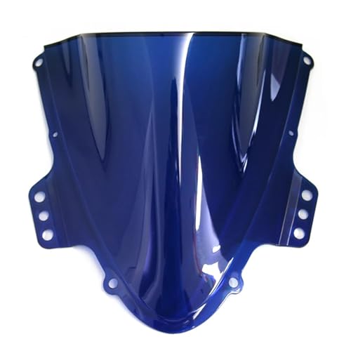 Pare-brise de moto bleu pour Suzuki GSXR 1000 en conduite sport