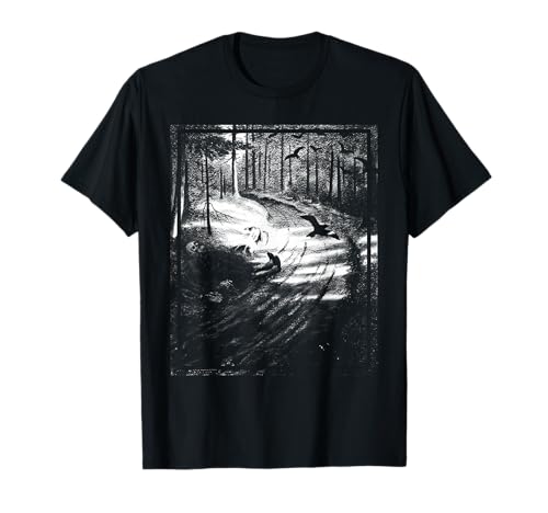 Fattigmannen (1894/95) Theodor Kittelsen Art Black Metal T-Shirt