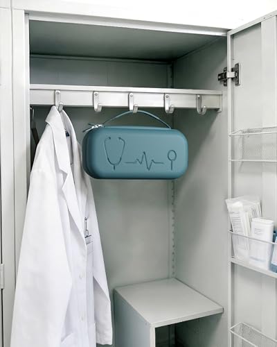 Image of ProCase Stethoscope Case for 3M Littmann Classic III & Cardiology IV -Teal | Hard Protective Carrying Bag Fits MDF, ADC, Omron Stethoscopes, Medical Storage Organizer for Nurses & Nursing Students