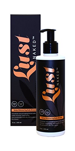 Lust Naked - Hemp Shimmering Body Bronzer, All Over Bronzing Lotion, 8.0 oz. Lust Naked - Hemp Shimmering Body Bronzer, All Over Bronzing Lotion, 8.0 oz.