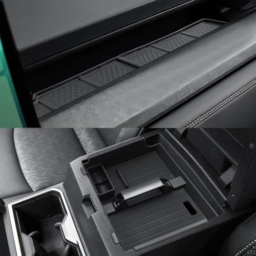 Image of CDEFG 3PCS for 2025 2026 Toyota 4Runner Center Console Organizer Front Row Passenger Side Dash Organizer Storage Box for 2026 Toyota 4Runner Accessories 2025 Center ConsoleTray w /Coin Holder