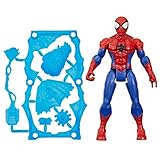 ACCESSOIRES INSPIRÉS DU PERSONNAGE : Ce jouet Spider-Man inclut 5 accessoires bleus, translucides et amovibles, dont un poing en toile, un gant lance-toiles et bien d'autres