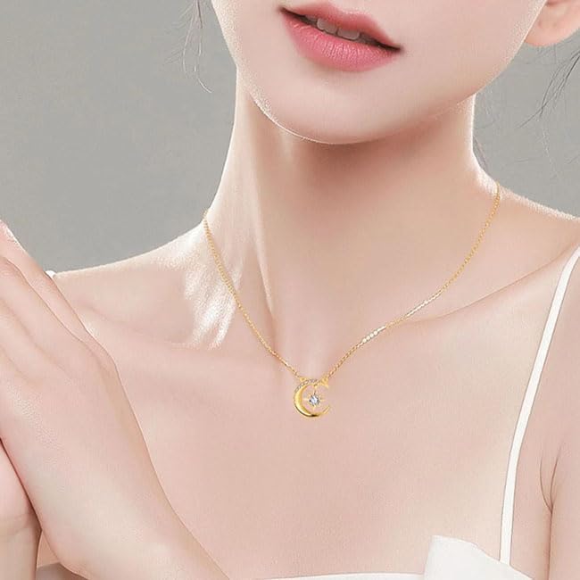 [HEYKAR] 18金ネックレス ネックレス レディース 18金ネックレスランキング k18ネックレス 人気 ゴールド K18 18金ネックレス 華奢 人気ネックレス 女性 おしゃれ アクセサリー ペンダント 女性 クリスマス ホワイトデー 誕生日 記念日 プレゼント