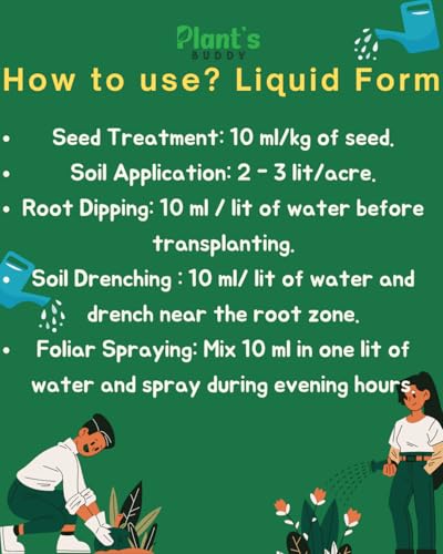 Image of PLANT'S BUDDY - Beauveria Bassiana For Plants Liquid (2 * 10^9 CFU /ml) - Effective Against Leaf Eating Insects - Bio-Insecticide for All Indoor and Outdoor Plants - 500 ml