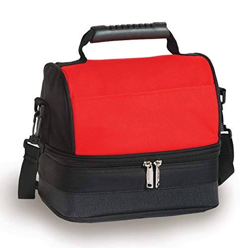 Picnic Plus Heavy Duty Columbus Fully Insulated Lunch Bag Tote Includes Bonus Storage