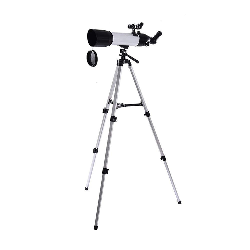 Teleskop dla dorosłych Początkujący dzieci, apertura 80 mm, astronomiczny teleskop refraktorowy 500 mm AZ z adapterem do smartfona i statywem BAK4 Prism FMC Teleskop obiektywowy do astronomii Obserwuj