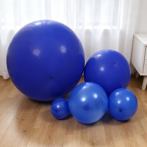 Image of KALOR Dark Blue Giant 36 Inch 9pcs Large Latex Balloons