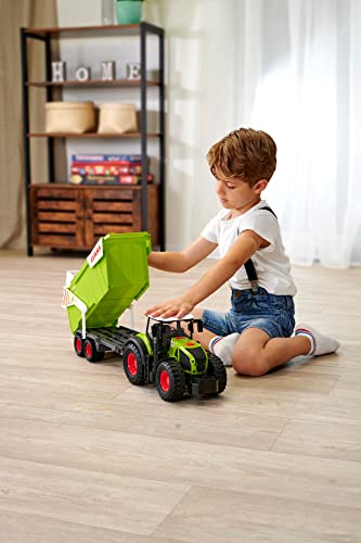 Dickie Toys-CLAAS Traktor mit Anhänger (64 cm)-großer Spielzeug-Trecker mit Freilauf-Mechanik für Kinder ab 3 Jahren… – Bild 6