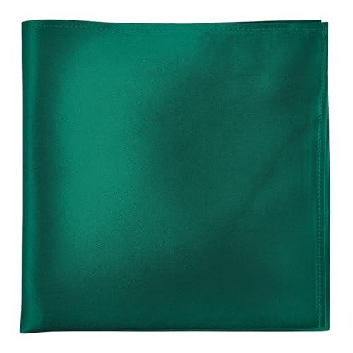 Image of MANSPHIL 100% Real Mulberry Silk Pocket Square for Men, 11x11 Inch Solid Handkerchiefs, Multi Colors