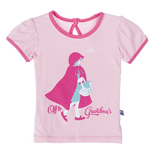 KicKee Pants Little Girls Short Sleeve Puff Tee