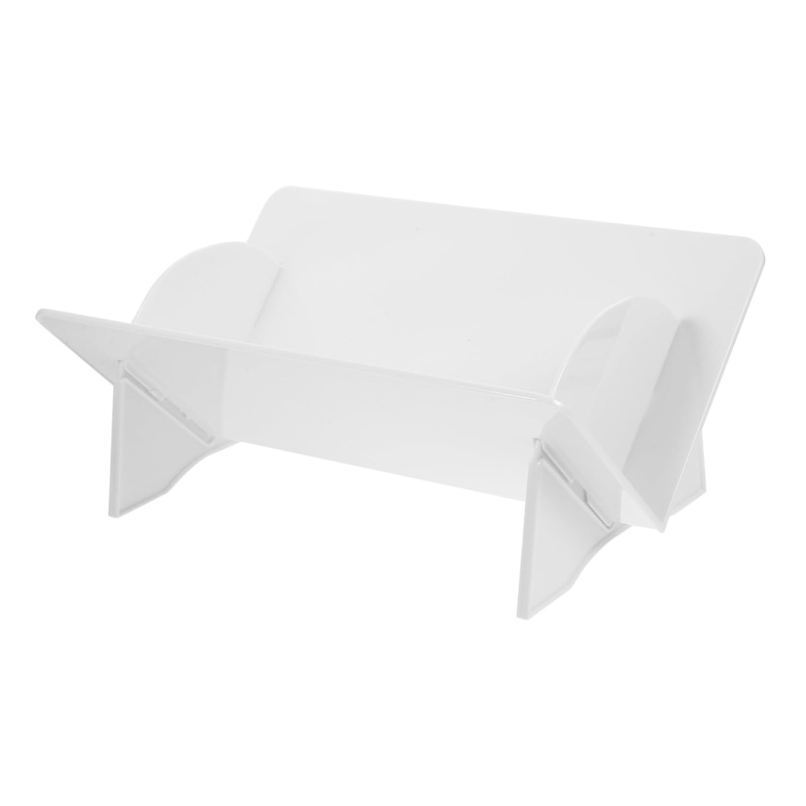 Ptasccne Desktop Small Magazine Files Rack PlasticTabletop Mini Magazine Holder for Office Study Room Library magazine rack
