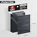 500 Pcs Black Card Sleeves Toploaders for Trading Card, Soft Penny Card Sleeves Card Protectors Plastic Card Holders Fit for MTG, Baseball Card, Sports Cards, Game Card Standard Cards