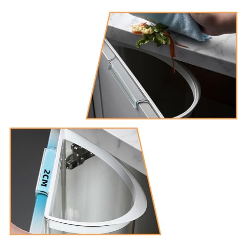 Basurero colgante Beaupretty para puerta de gabinete de cocina miniatura 7