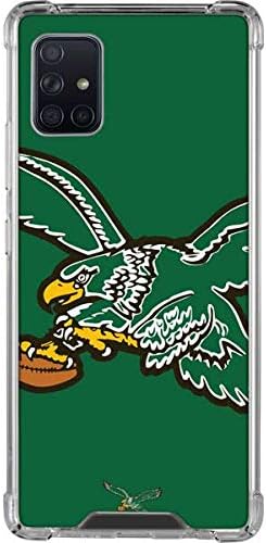 Skinit Clear Phone Case Compatible with Galaxy A51 5G - Officially Licensed NFL Philadelphia Eagles Retro Logo Design