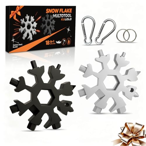 KULOLO Snowflake Multi Tool 2 Pack - Stainless Steel 18