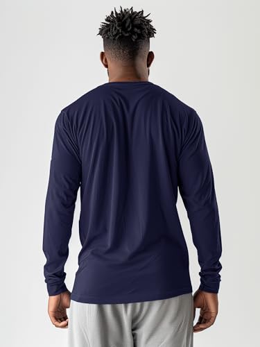 5 Pack Mens Long Sleeve Shirts Quick Dry Moisture Wicking Athletic Running Gym Workout T Shirts4