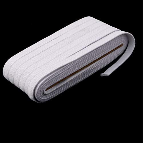 Sourcingmap Rubber Outside Pants Trousers Sewing Stretchy Elastic String Rope 18M White - Image 2