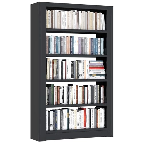 OSEILLC 5-Tier Expandable Metal Bookshelf
