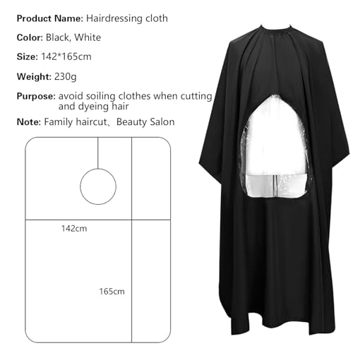 Capa corte pelo impermeable y transparente para usar el móvil cómodamente 7
