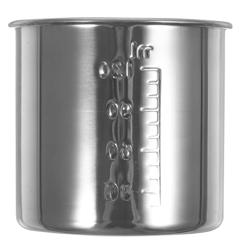 DEARMAMY Stainless Steel Rice Measuring Cup, Scaled Cup Measuring ...