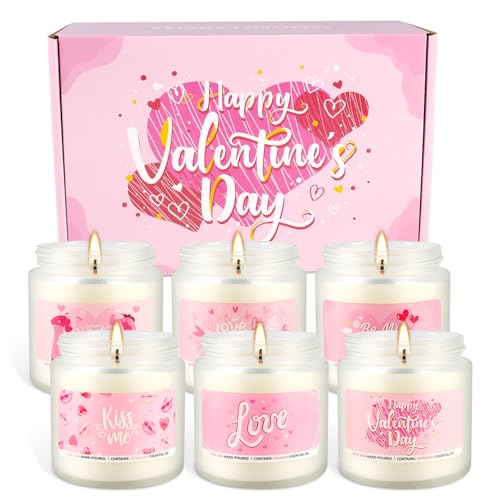 Image of Scented Candle Gifts,6pack-Long Lasting Burning-Aromatherapy Candle for Men Husband Boyfriend,Romantic Gifts for Women, Girlfriend Wife,Mother,Home Decor,Anniversary