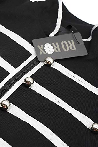Ro Rox Marching Band Men’s Drummer Military Jacket, Parade Jacket for Music Festivals, Cosplay, Halloween, Themed Parties3