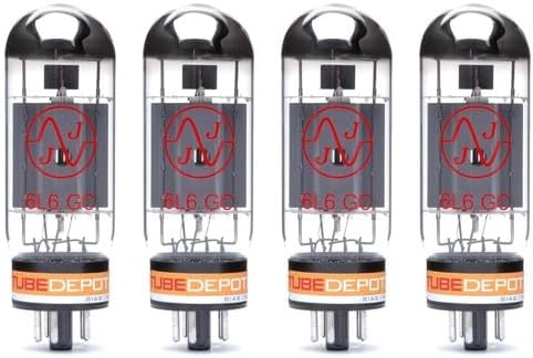 Quad of JJ 6L6GC Power Vacuum Tube