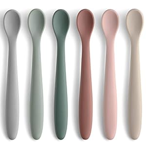 Silicone Baby Feeding Spoons, First...