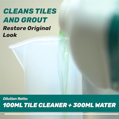 Image of Bathroom Deep Cleaning Combo | A-Zi Clean 50ml & GoTile Pro 500ml | A-Zi Cleans Taps, Bathtubs, Sinks & Shower | Gotile Removes Hard Water Stains, Limescale, Cement, Grease & Grime | Restores Shine