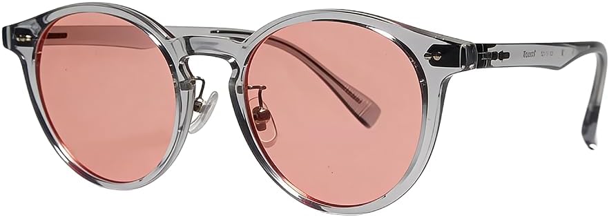 BRADDELL Women FL-41 Rose Tinted Migraine Light Sensitivity Glasses for Fluorescent LED Glare, Photophobia and Eye Strain (Clear)