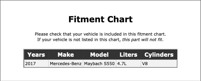 Miniatura 2 de Filtro de aceite de motor compatible con Mercedes-Benz Maybach S550 4.7L V8 2017 PC-272002