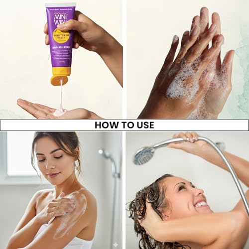 Image of 2 in 1 Body wash Paste - Waterless 3X Concentrated Shower Gel for Face & Body, TSA Approved, Aloe-Base for Sensitive, Dry & Oily Skin, Vegan, Sulfate-Free, 100g (3.2 fl oz)