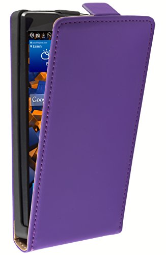 mumbi Flip Case for LG Spirit Purple