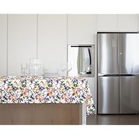 Tovaglia Felpata Gemitex - Impermeabile, Antimacchia, Stampa Limoni, 140x140 Cm, Made In Italy - Foto 8