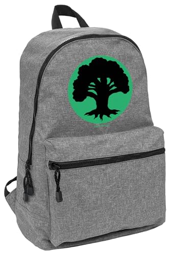 Magic The Gathering Green Mana Symbol Lightweight Backpack for Work School Daily Use Packable for Travel