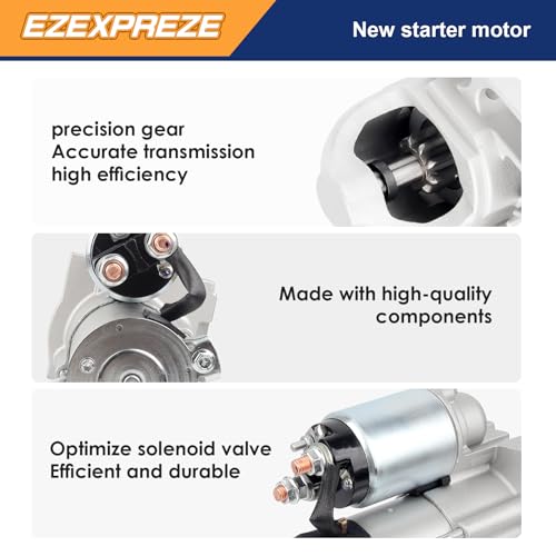 Image of Ezexpreze 6494 New Starter Buick Cadillac Chevrolet GMC Isuzu SAAB 4.8L 5.3L 03 04 05 06 07 08 09 2003-2009 SDR0270 12568051 12578050 12592294 12604477 89017440 89017631 89018123