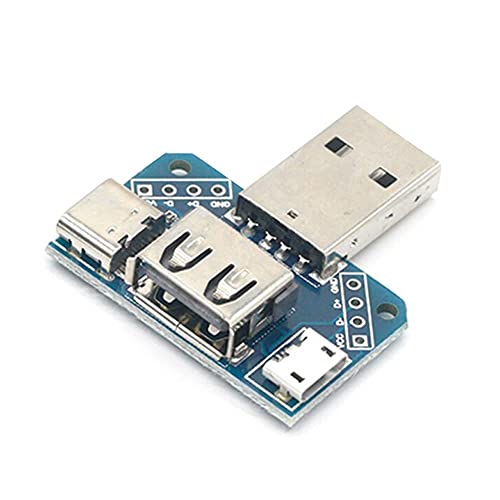 USB Soket Çevirici Kart Usb Type C Micro Usb Erkek Dişi USB Cep Telefonu Elektronik Cihaz Usb Port Konnektör Şarj Soket Adaptör