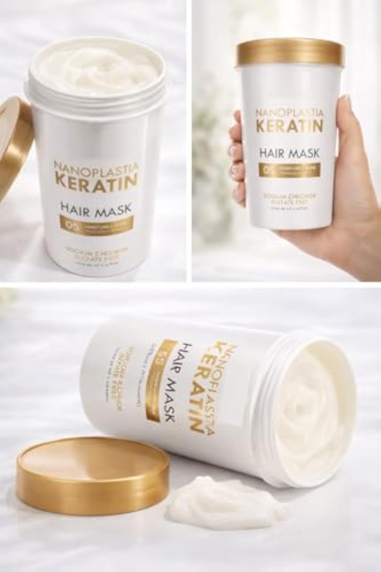 Nanoplastia Keratin Hair Mask, 800ml for Deep Nourishment