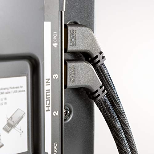 inakustik - 10011008 - Deluxe High Speed HDMI 2.0b Cable with Ethernet, Black, 0,8 m - Image 4