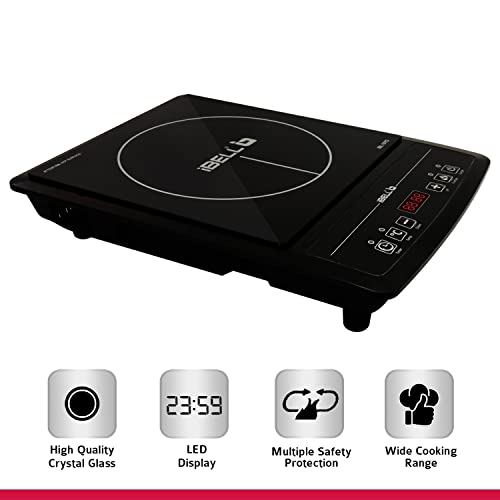 iBELL 10YO Induction Cooktop, 2000W with Auto Shut Off and Overheat