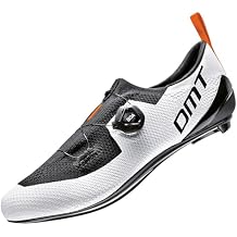 DMT Mens Triathlon Cycling Shoes, White, US 8.5