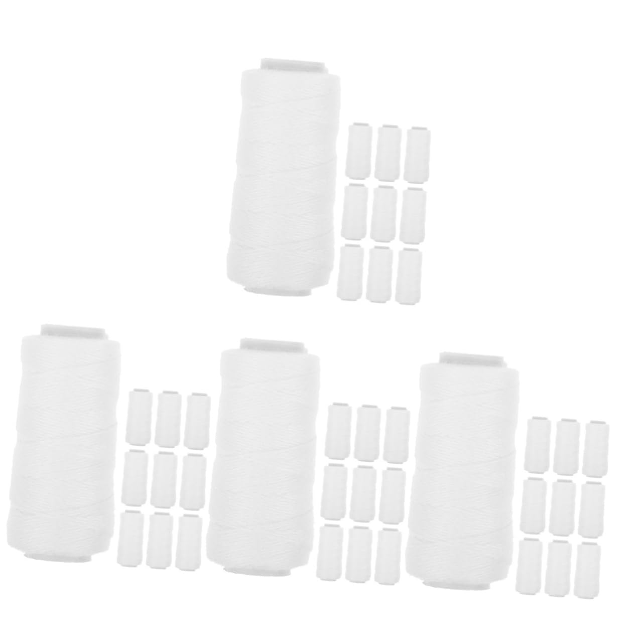 FRCOLOR Lot De 4 Fils Épilatoires Réutilisables En Coton Pour Sourcils Lèvres Menton Pour Femmes 10 Rouleaux X 4